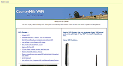 Desktop Screenshot of countrymilewifi.com