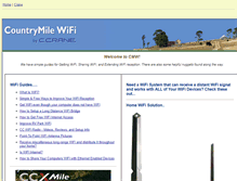 Tablet Screenshot of countrymilewifi.com